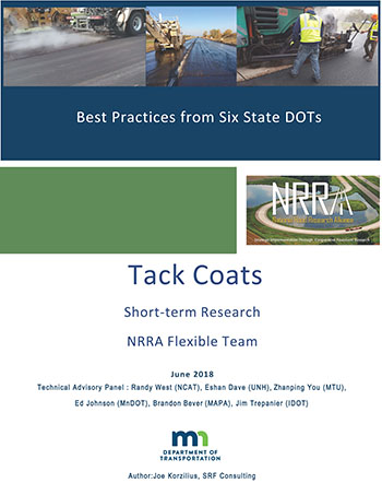 Tack Coats Final Report Cover Image